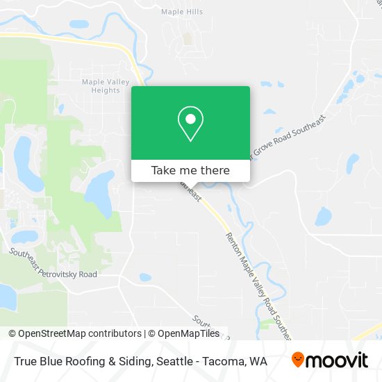 Mapa de True Blue Roofing & Siding