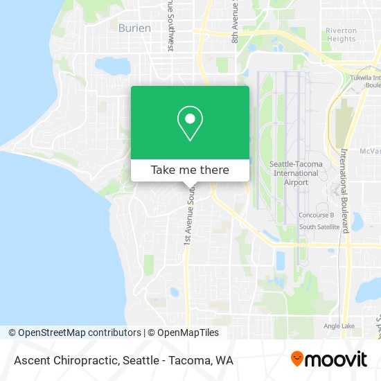 Ascent Chiropractic map