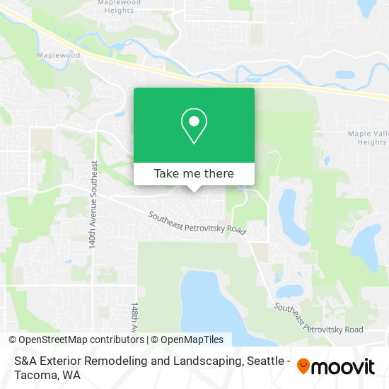 Mapa de S&A Exterior Remodeling and Landscaping