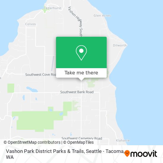 Vashon Park District Parks & Trails map