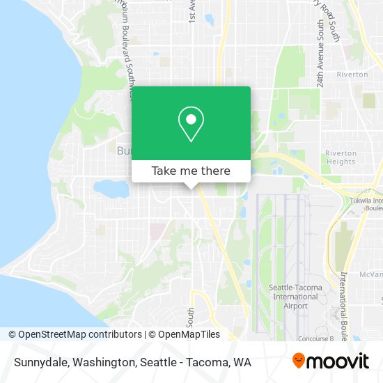 Mapa de Sunnydale, Washington
