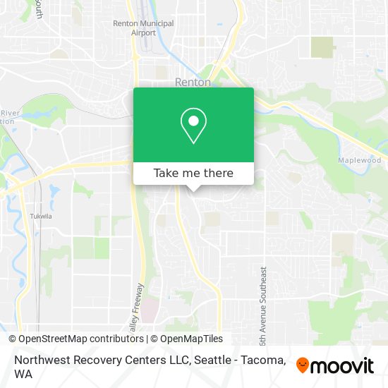 Northwest Recovery Centers LLC map