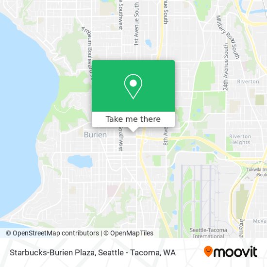 Starbucks-Burien Plaza map