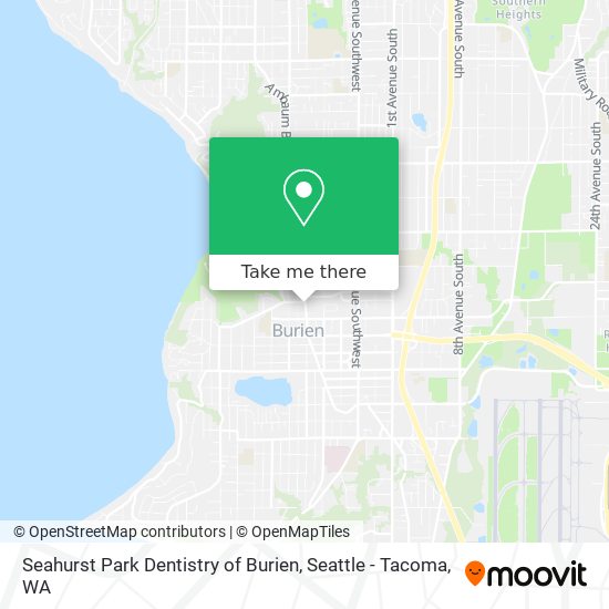 Mapa de Seahurst Park Dentistry of Burien