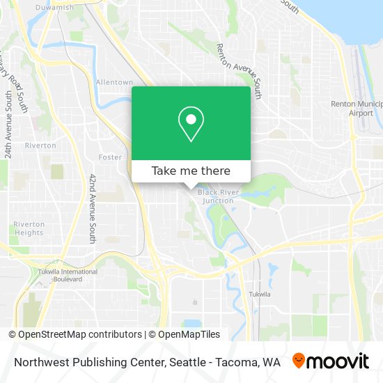 Mapa de Northwest Publishing Center