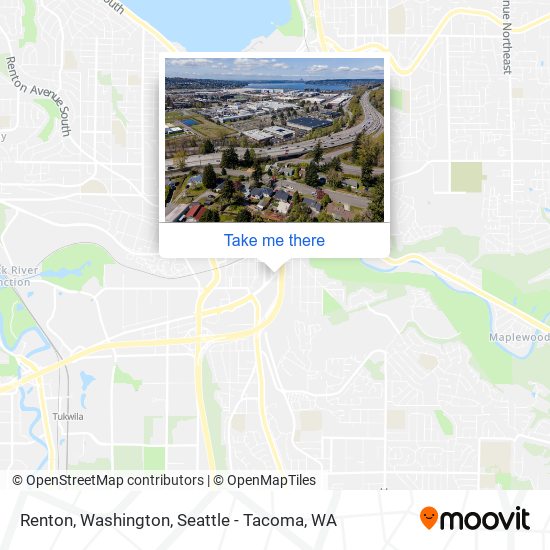 Mapa de Renton, Washington