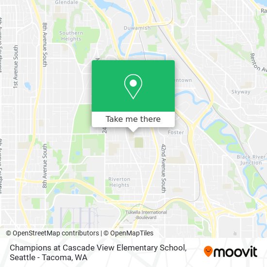 Champions at Cascade View Elementary School map