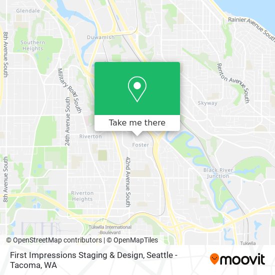 First Impressions Staging & Design map