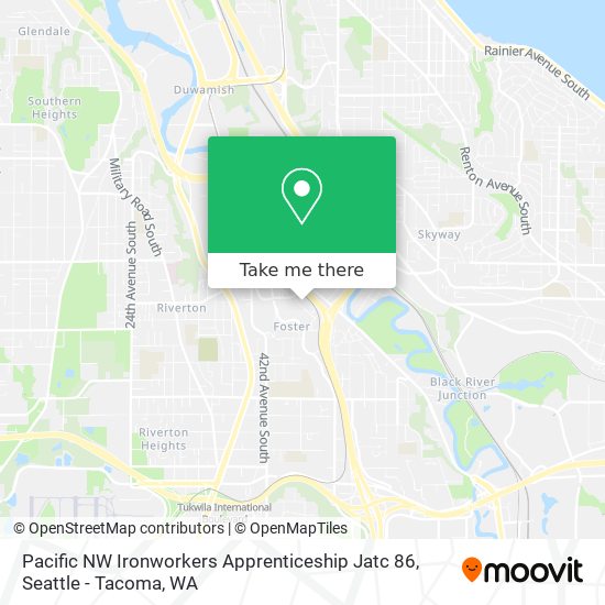 Pacific NW Ironworkers Apprenticeship Jatc 86 map