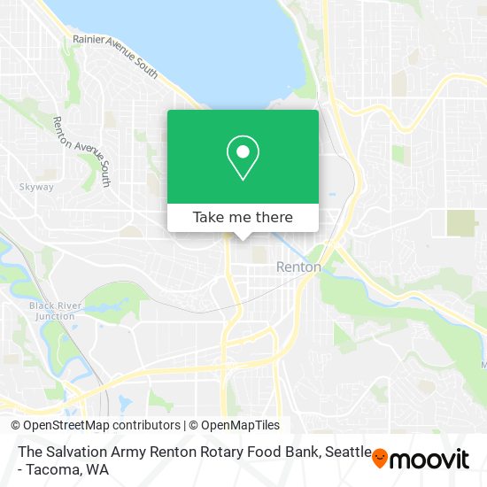 The Salvation Army Renton Rotary Food Bank map