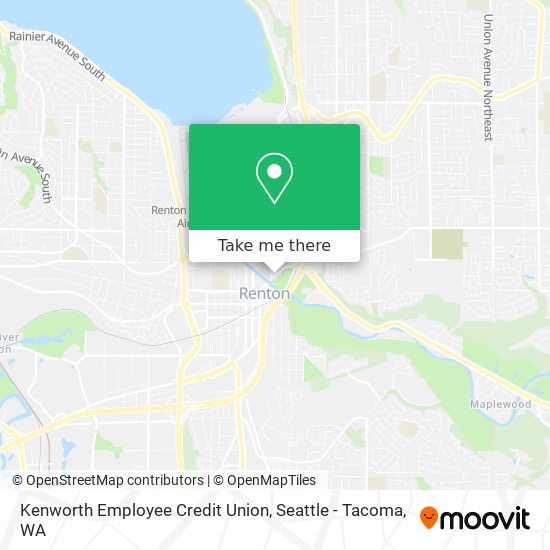 Mapa de Kenworth Employee Credit Union