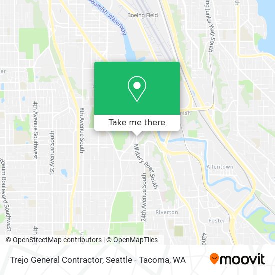 Trejo General Contractor map
