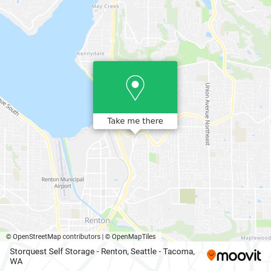 Storquest Self Storage - Renton map