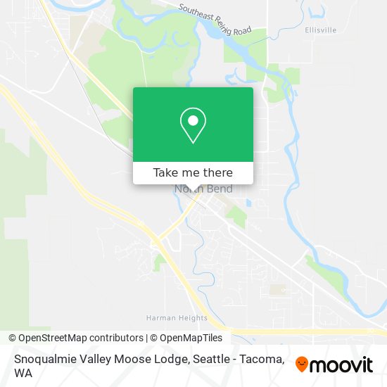 Snoqualmie Valley Moose Lodge map