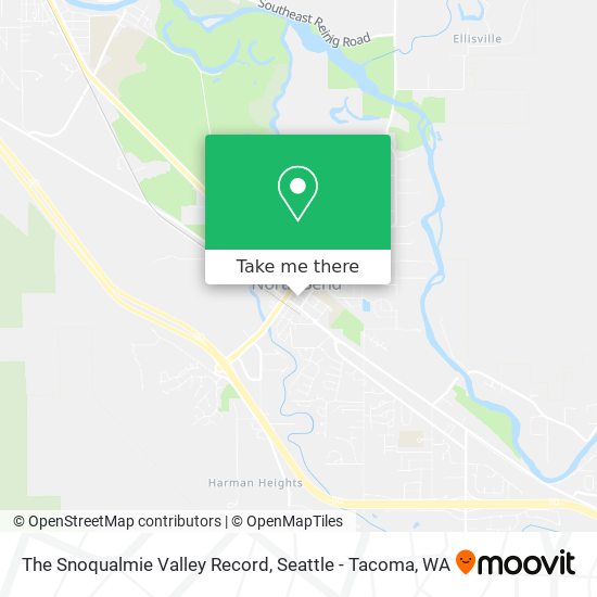 Mapa de The Snoqualmie Valley Record