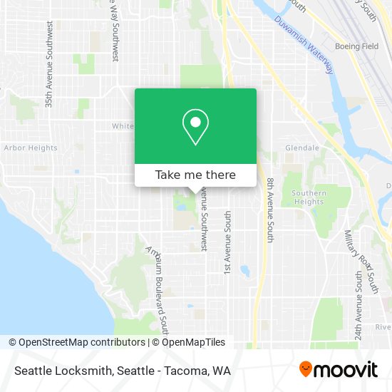 Mapa de Seattle Locksmith