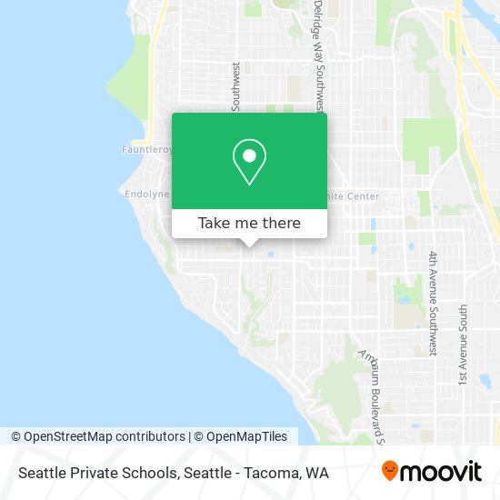 Seattle Private Schools map