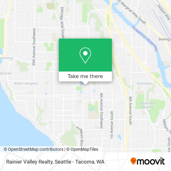 Rainier Valley Realty map