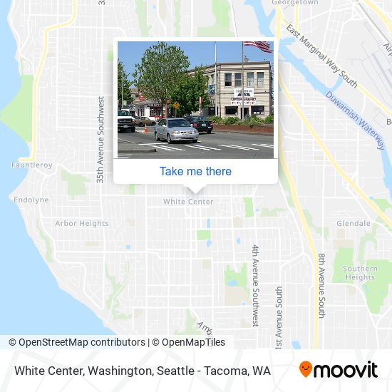 White Center, Washington map