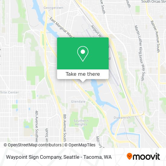 Mapa de Waypoint Sign Company