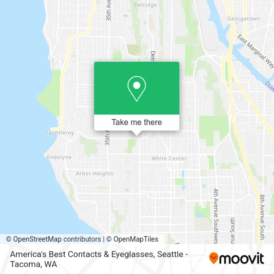 Mapa de America's Best Contacts & Eyeglasses
