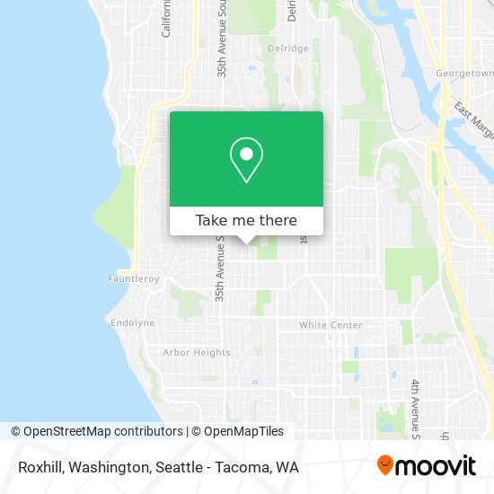Mapa de Roxhill, Washington
