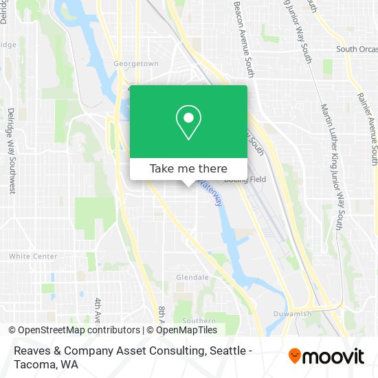 Reaves & Company Asset Consulting map