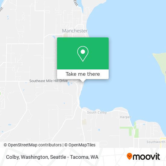 Colby, Washington map