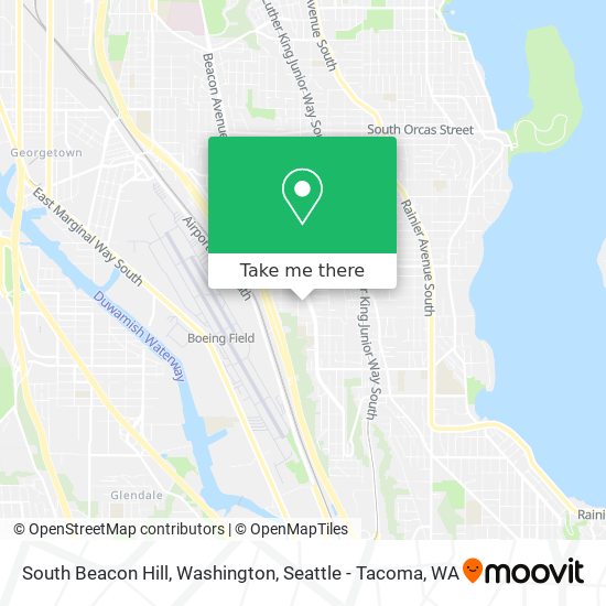 Mapa de South Beacon Hill, Washington