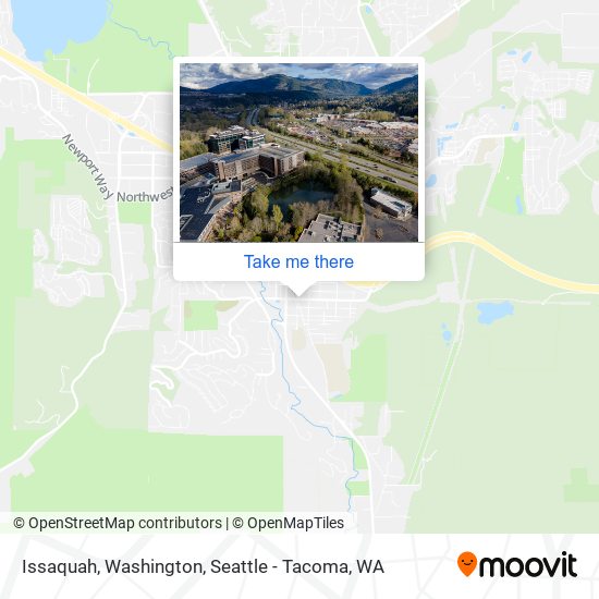 Mapa de Issaquah, Washington