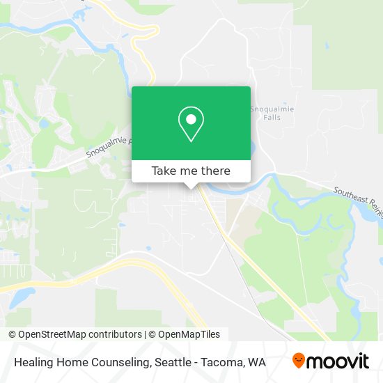 Healing Home Counseling map