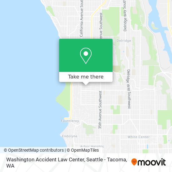 Washington Accident Law Center map