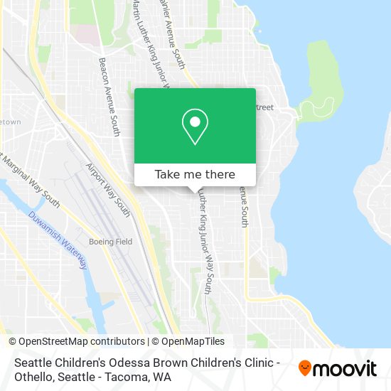 Mapa de Seattle Children's Odessa Brown Children's Clinic - Othello