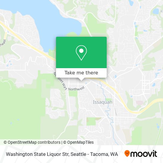 Mapa de Washington State Liquor Str