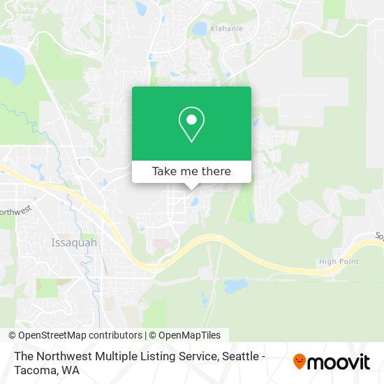 Mapa de The Northwest Multiple Listing Service