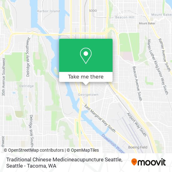 Traditional Chinese Medicineacupuncture Seattle map