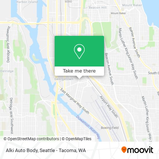 Alki Auto Body map