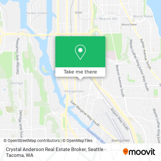 Crystal Anderson Real Estate Broker map