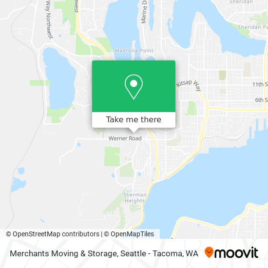 Mapa de Merchants Moving & Storage