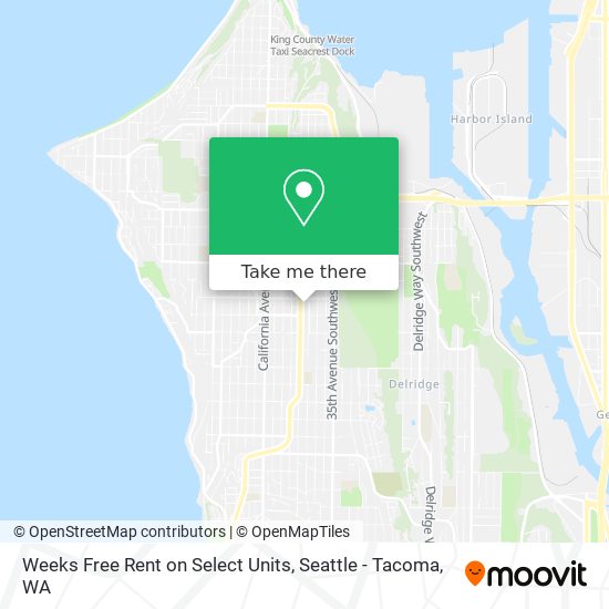 Mapa de Weeks Free Rent on Select Units