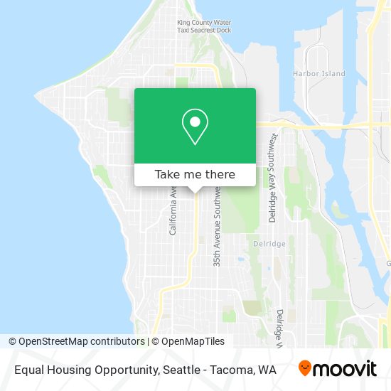 Mapa de Equal Housing Opportunity