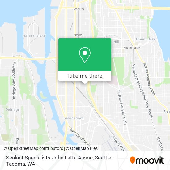 Mapa de Sealant Specialists-John Latta Assoc