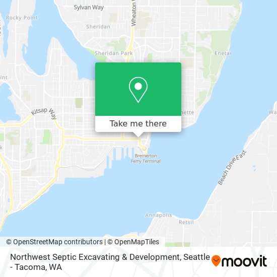 Northwest Septic Excavating & Development map