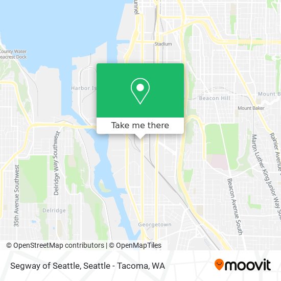 Mapa de Segway of Seattle