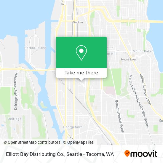 Elliott Bay Distributing Co. map