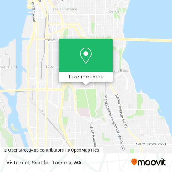 Vistaprint map