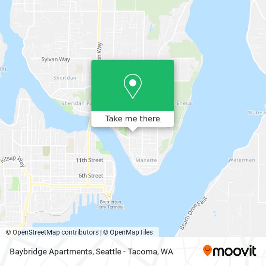 Baybridge Apartments map