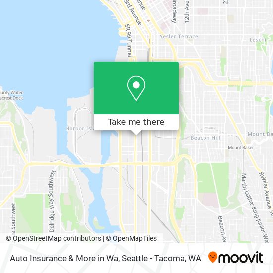 Auto Insurance & More in Wa map