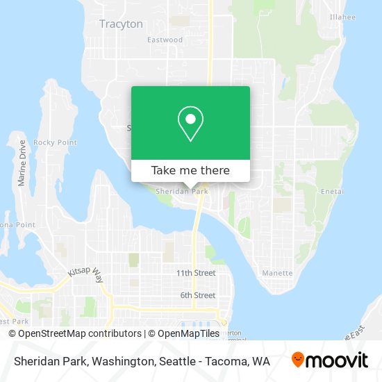 Mapa de Sheridan Park, Washington