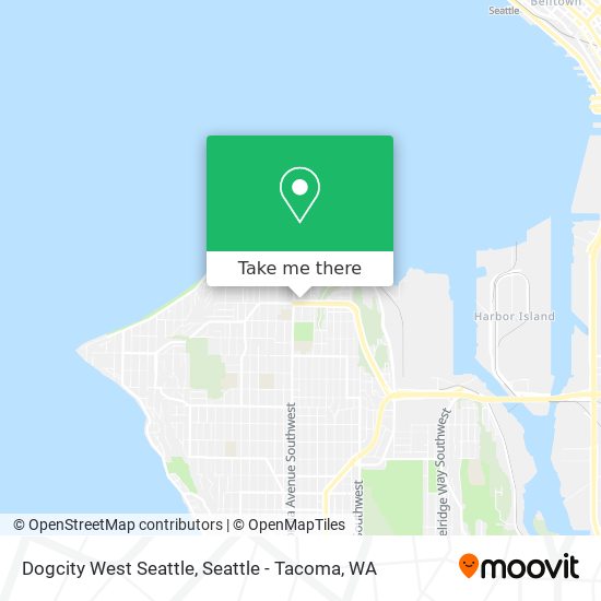 Dogcity West Seattle map